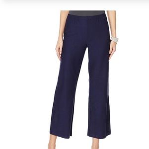 Lilly Pulitzer Avery navy crop pant